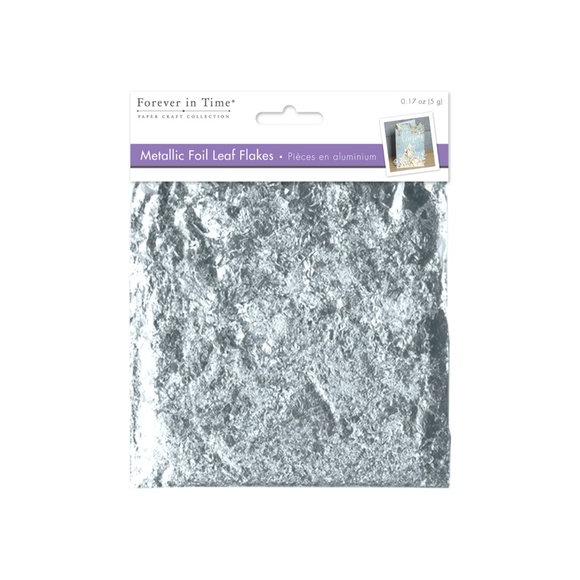 Metallic Foil Leaf Flakes 0.17 oz (5g) - Picture 4 of 4